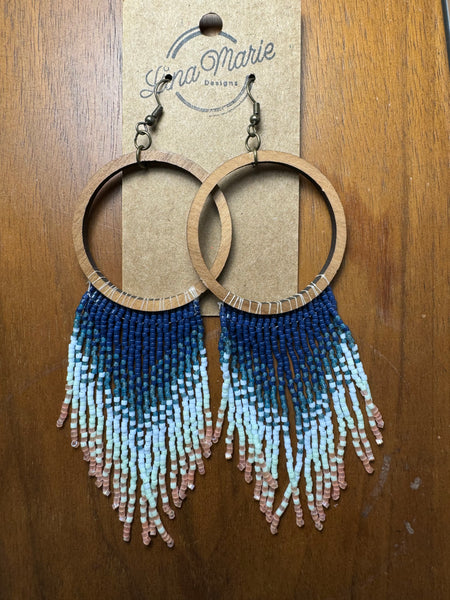 Bead Fringe Earring