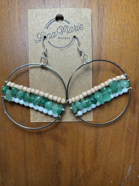 Beaded Hoop