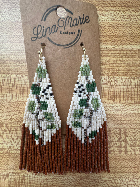 Bead Fringe Earring