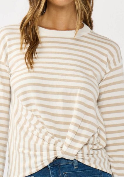 Front Knot Sweater