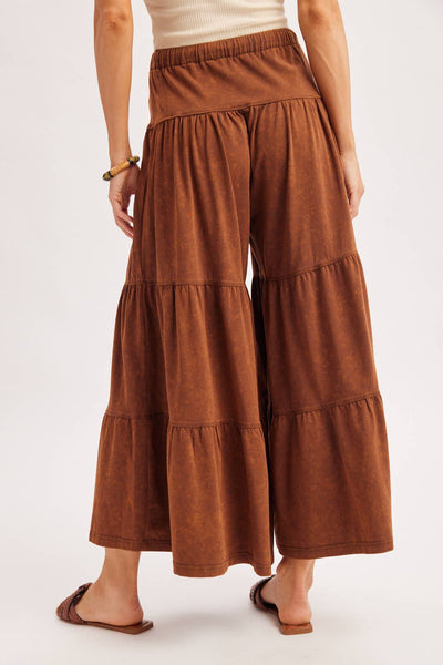 TIERED WIDE LEG PANT