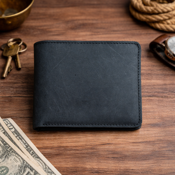 Crazy Leather Bifold Wallet