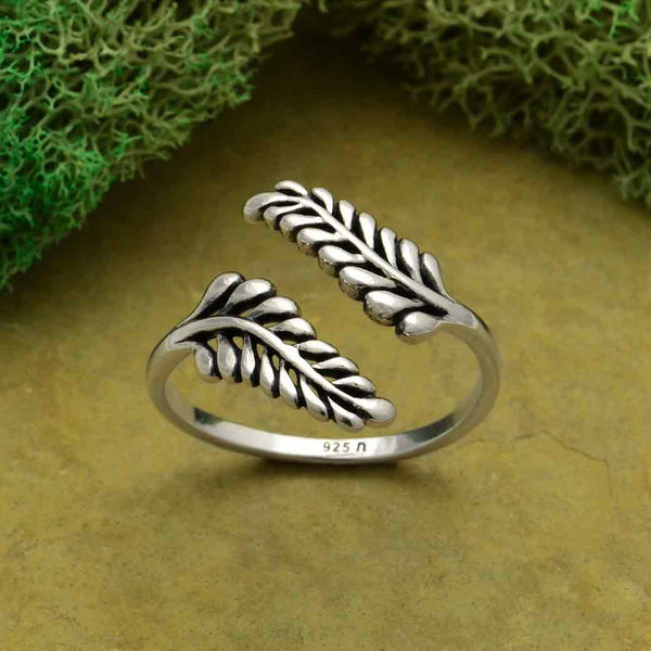 Sprig Leaf Ring