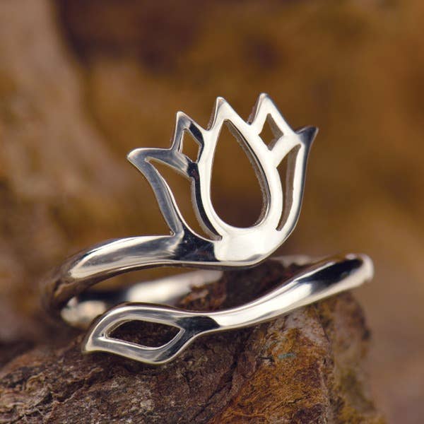 Open Lotus Adj Ring
