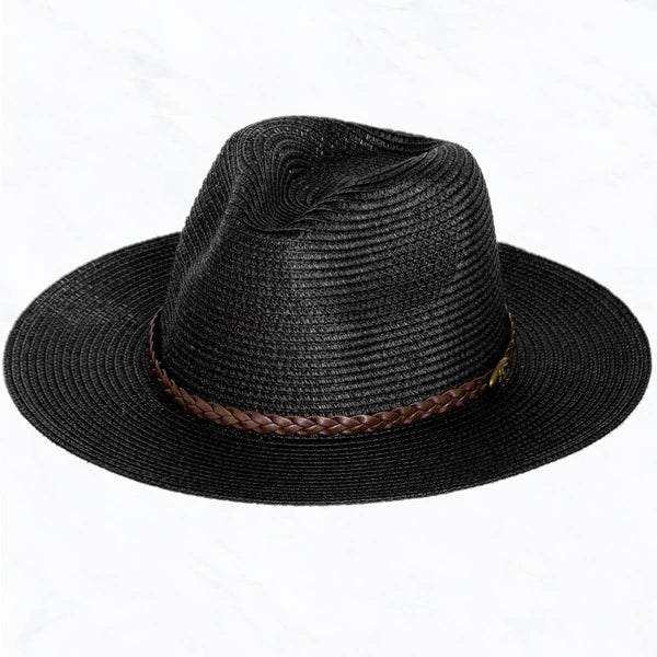 Belted Beach Straw Hat