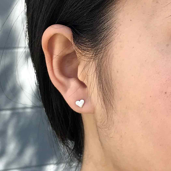 Tiny Heart Stud