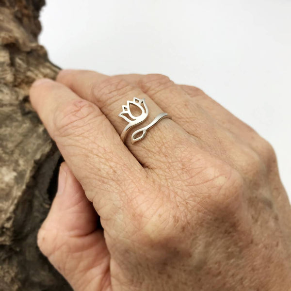 Open Lotus Adj Ring