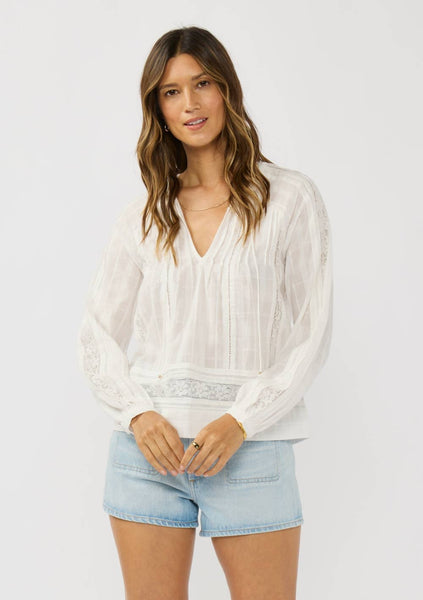 Lace Trim Blouse