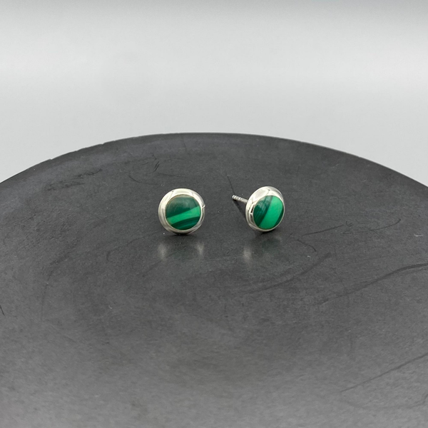 Round Stone Studs