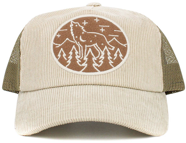 Wolf Cord Ballcap