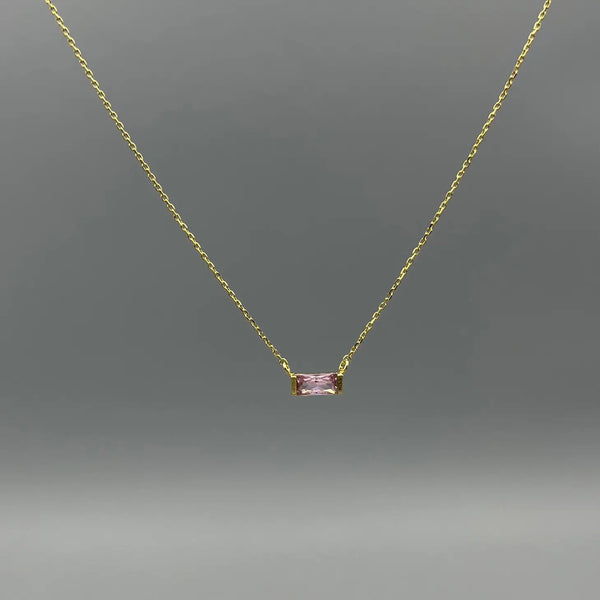 Birthstone Neck - Gold