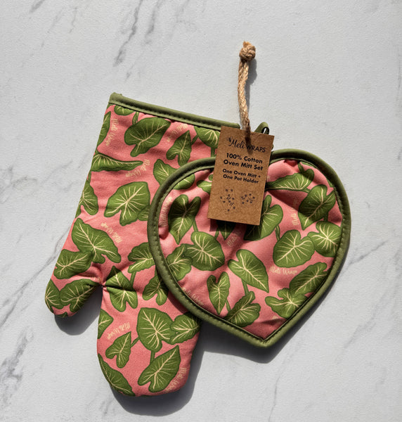 Pot Holder + Mitt Set