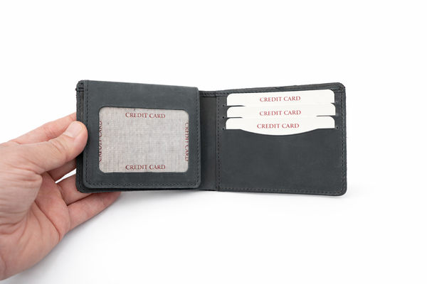 Crazy Leather Bifold Wallet