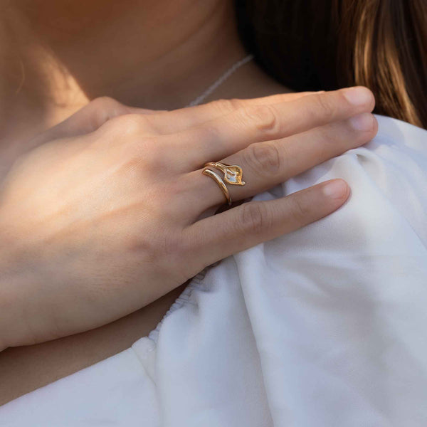 Adj. Calla Lily Ring