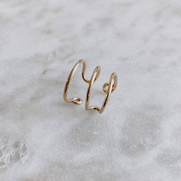 Triple Bar Ear Cuff