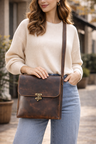 Leather Shoulder Bag