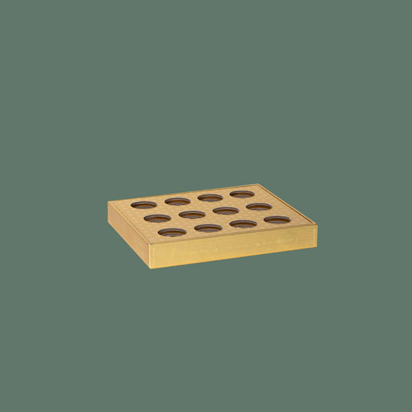 Poppy & Pout - Product Display, 12 Lip Tint Tray, Gold