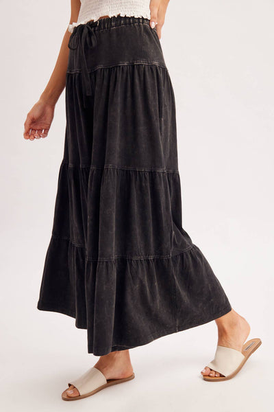 TIERED WIDE LEG PANT
