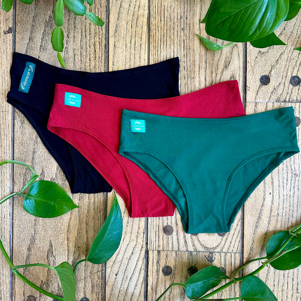 3 Pack Sale - Bamboo Hipster Undies