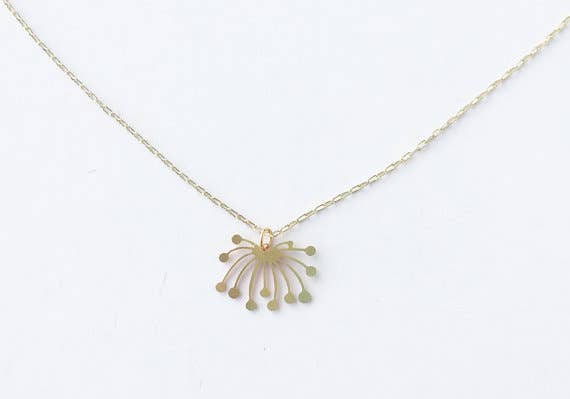 Dandelion Fluff Necklace