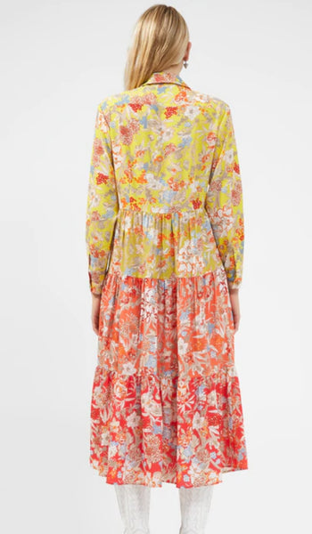 Button Front Blossom Dress